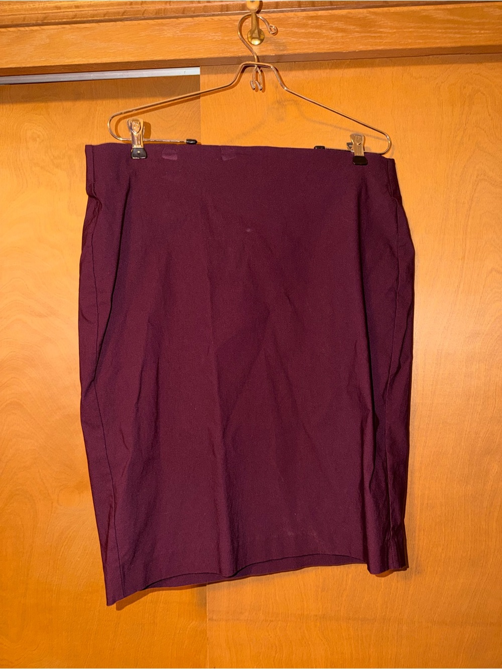 Elle Plum Pencil Skirt